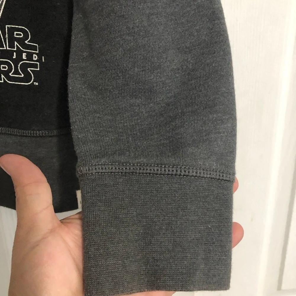 Gap 1969 Star Wars‎ BB-8 hooded grey sweatshirt boys size XL 12 school outdoor